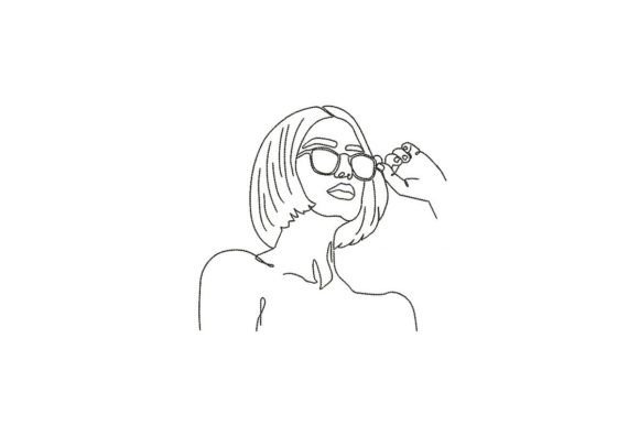 A Woman with Glasses