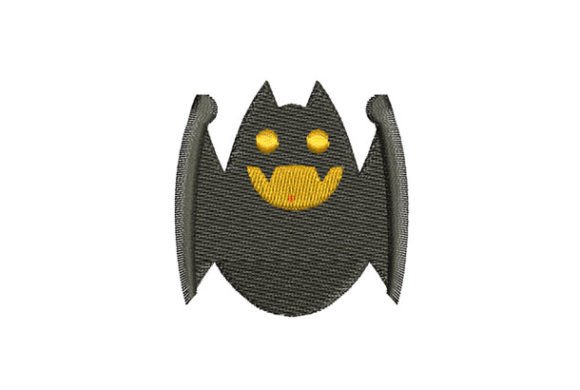 Bat Halloween Embroidery Design