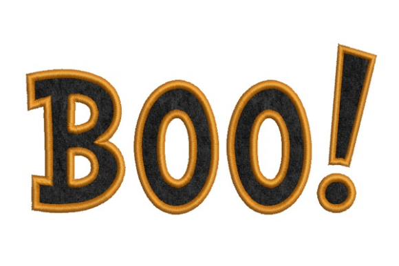 Boo – A Creative Embroidery Design