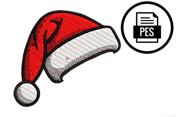 Christmas Hat Embroidery Design