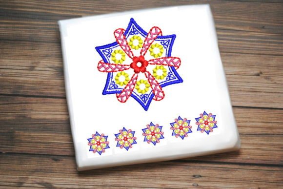 Multicolor Flower Fan