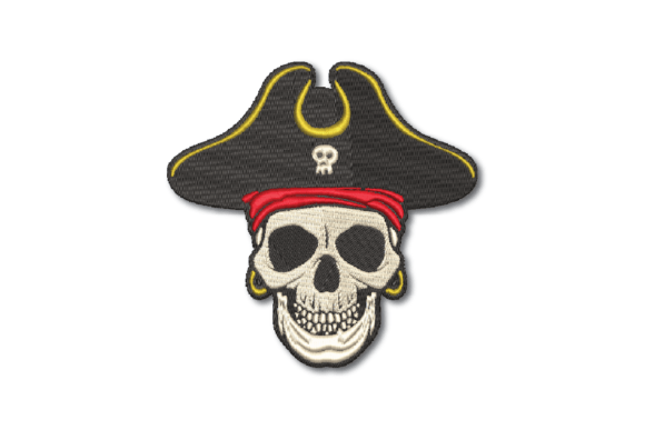 Pirate: A Unique Embroidery Design for Personalized Gifts